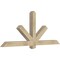 Ekena Millwork Kennewick Rough Sawn Timber Gable Bracket, Douglas Fir, 72"W x 30"H x 4"D x 4"F, 10/12 Pitch GBW072X30X0404KEN00RDF - alternate 4